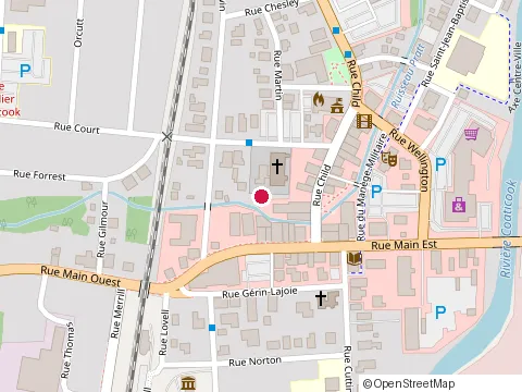Location of Lilas & Aïoli at 66 Rue Child, Coaticook