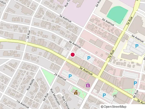 Location of Line Boucher at 100-921 3E Av, Val-d'Or