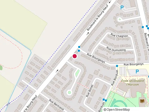 Location of Line Dube at 107 Cornellier, Repentigny
