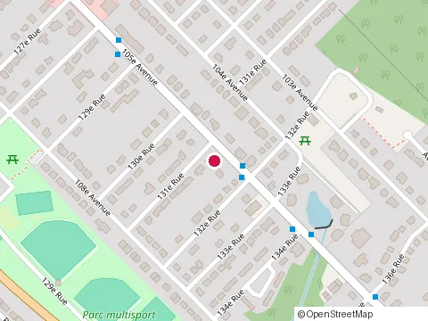Location of Liquidation Ecp at 2771 105E Ave, Shawinigan