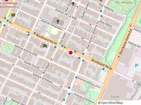 Location of Liquidation Romelya Inc. at 1412 Bd Pie-Ix, Montréal
