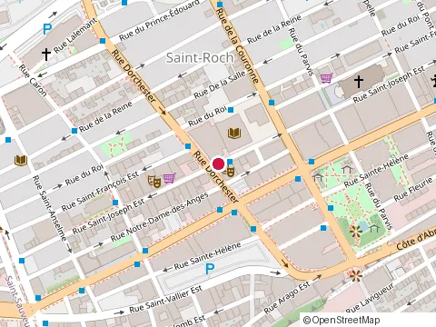 Location of Liratoutâge at 320 Rue Saint-Joseph E, Québec