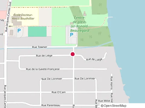 Location of Lise Berube Svc-Comptabilite at 108 Rue de Liege, Saint-Jean-sur-Richelieu