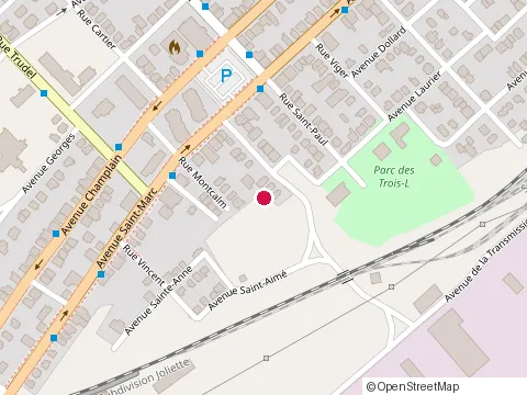 Location of Lmarc Bergeron Inc at 742 St Charles, Shawinigan