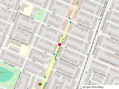 Location of Lmb Impots at 8331 Rue Hochelaga # B, Montréal