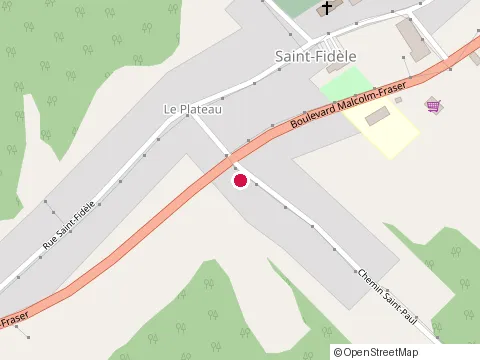 Location of Location A d C Entrepreneurs Inc at 156 Chemin St Paul, La Malbaie