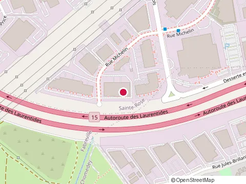Location of Location d'Outils Simplex at Michelin 2605 Rue, Laval