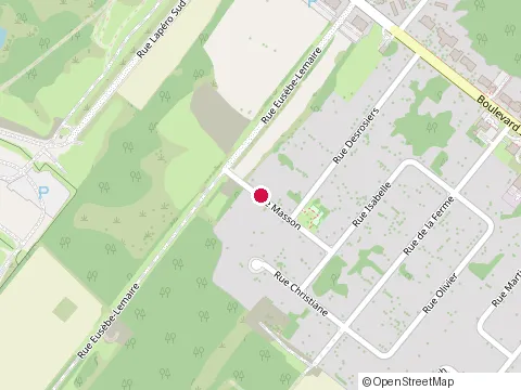 Location of Location Debodan Excavation at 955 Rue Masson, Drummondville