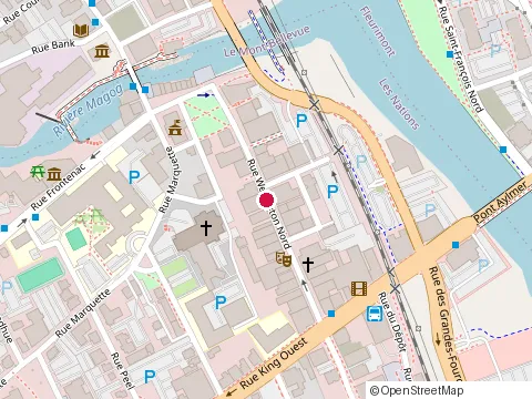 Location of Lodace Beauté at 76 Rue Wellington N, Sherbrooke