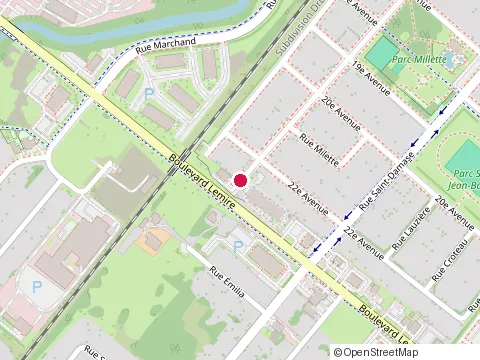 Location of Logements Adaptes Drummond at 320 Saint-Alphonse Rue, Drummondville