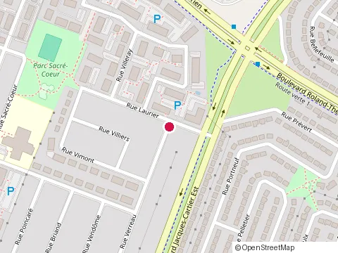 Location of Loisirs Champlain-Gamache Inc at 414 Rue Verreau, Longueuil
