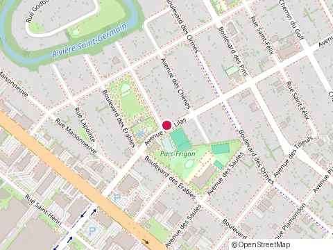 Location of Loisirs Drummondville-Ouest at 116 avenue des Lilas, Drummondville