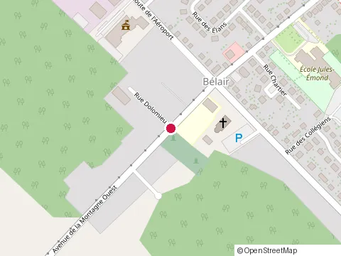 Location of Loisirs-Action Val-Bélair at 3490 route de l'Aéroport, Québec