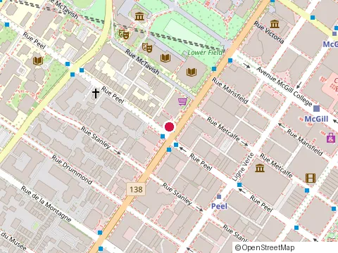 Location of London Ken at 3471 Rue Peel, Montréal