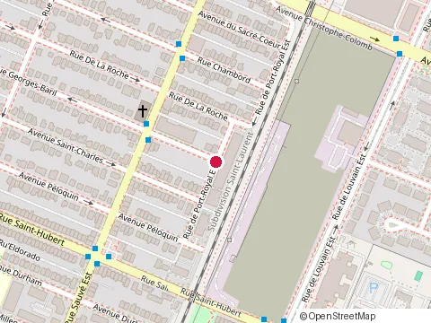 Location of Loracon Construction at 1000 Rue de Port-Royal E, Montréal