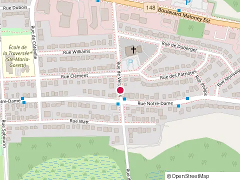 Location of Lotus Royal Thai at 101 Rue Montcalm, Gatineau