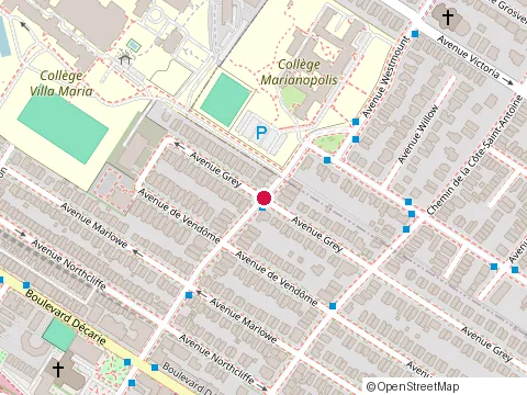 Location of Louis H Renault at 3772 avenue Grey, Montréal