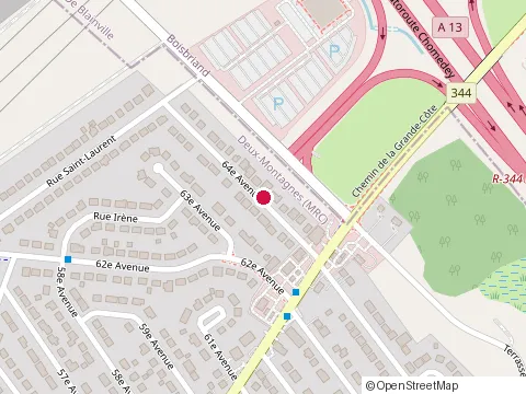 Location of Lourdmec Services Mécaniques Inc. at 151 avenue 64E, Saint-Eustache