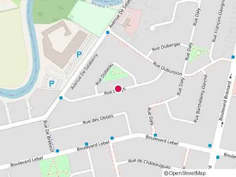 Location of Lu-Nick Patio at 1442 Rue Denys, Chambly