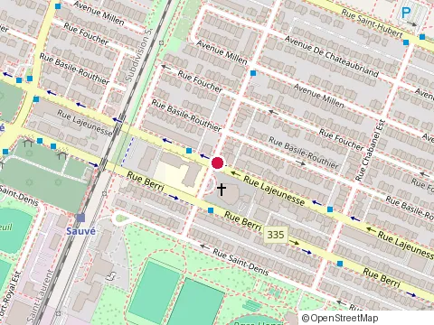 Location of Luc Laferriere Entretien General Dimmeuble at 9370 Rue Lajeunesse, Montréal