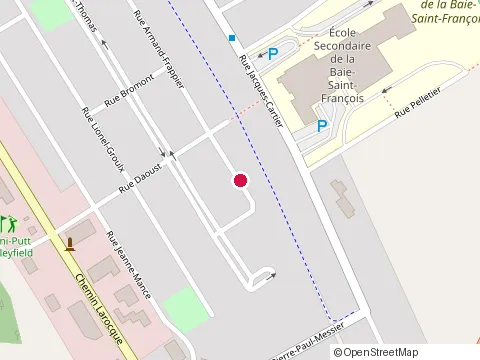 Location of Luc Lauzon at 572, Rue Armand-Frappier, Salaberry-de-Valleyfield