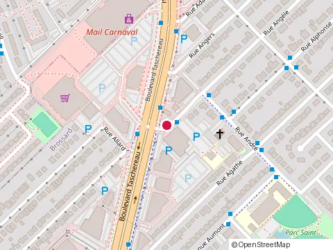 Location of Luna Restaurant at Grande Allée Saint-Hubert 6458, Brossard