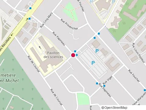 Location of Lupien Louis R Me at 3367 Rue Papineau, Trois-Rivières