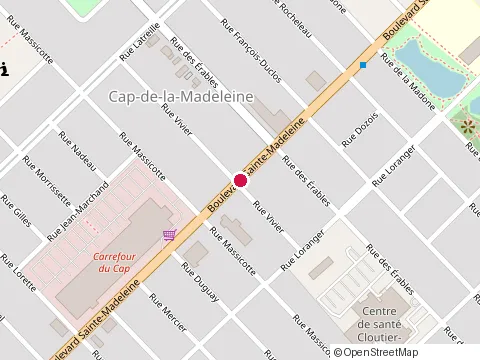 Location of Lustre Expert, Trois-Rivières