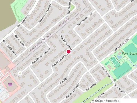 Location of Lv Service Électrique at 19 Rue Lacey Green, Kirkland
