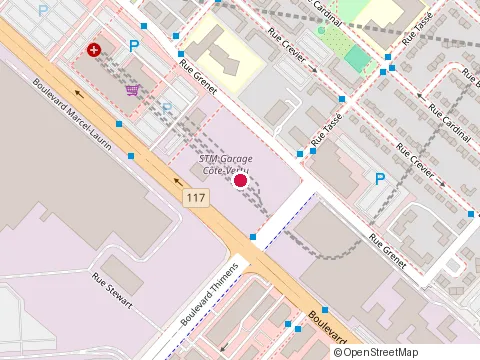 Location of Lylac Resto Lounge at 1625 boulevard Marcel-Laurin, Saint-Laurent