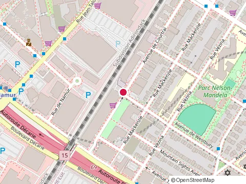 Location of M & O Design | Construction at 5110 Avenue de Courtrai, Montréal