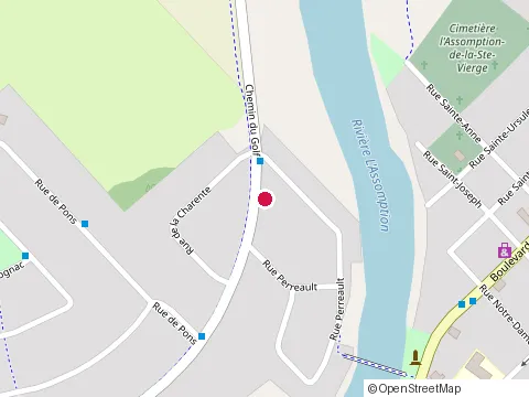 Location of M C M Planchers Inc. at 585 Chem. du Golf, L'Assomption