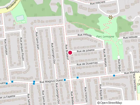 Location of M G Upholstering at 260 Rue de Joliette, Gatineau