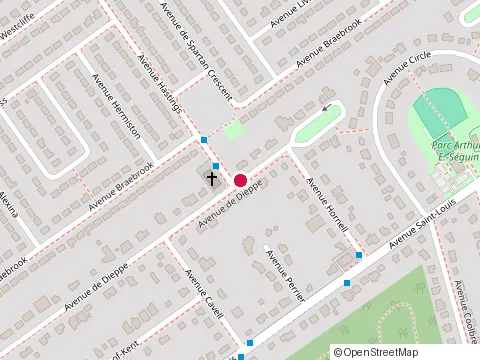Location of M R T Rénovation at 85 Dieppe Ave, Pointe-Claire