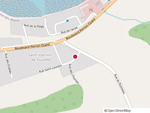 Location of M St-Laurent Construction at 173 Rue des Champs, Sainte-Anne-des-Monts