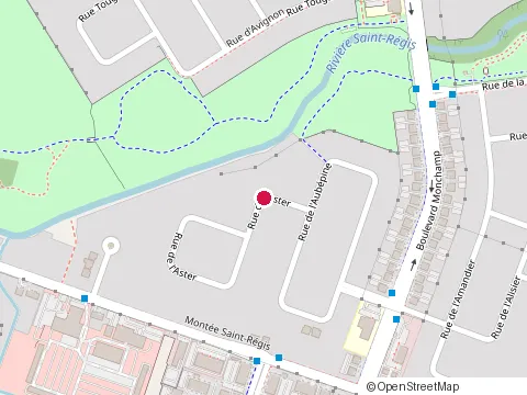 Location of M-A.B Urban Planning at 121 Rue de l'Aster, Saint-Constant