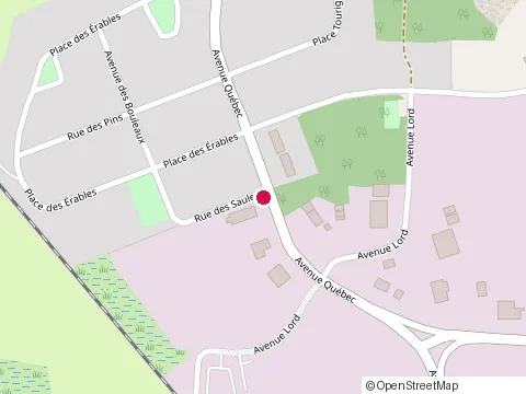 Location of M.d.Rénove Inc. le Spécialiste du Vr at 617 Rue des Saules, Rouyn-Noranda