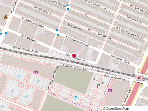 Location of M&G Construction Restauration at 8955 Rue Meilleur, Montréal