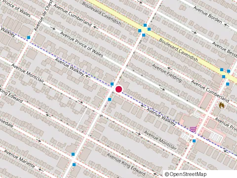 Location of M7 Auto Repair at 4895 Avenue Walkley, Montréal