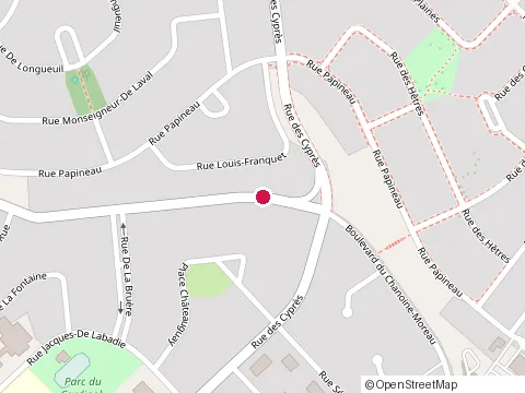 Location of Ma Garderie at 3975 boulevard du Chanoine-Moreau Sous-Sol, Trois-Rivières