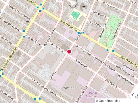 Location of Mabrasserie at 2300 Rue Holt, Montréal