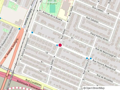 Location of Mac Carpentry at 7905 Rue Tellier, Montréal