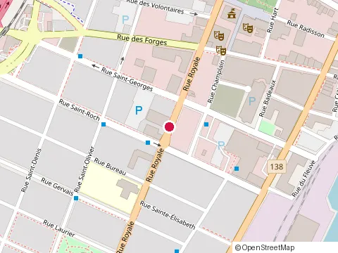 Location of Macadam Cafe at 1620 Rue Royale, Trois-Rivières