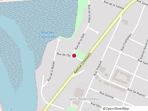 Location of Machinerie Theberge & Freres Inc. at 117 Rue de la Baie, Matane