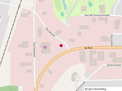 Location of Machineries du Nord (les) at 945 Rue Moisan, Chibougamau
