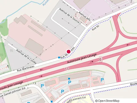 Location of Mack St Marie St Hyacinthe at 5400 Rue Martineau, Saint-Hyacinthe