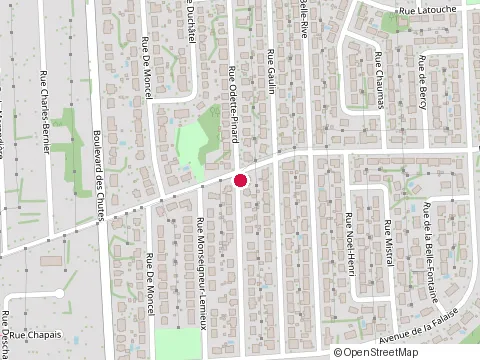 Location of Maconnerie & Beton E Beaudin at 11190 Rue des Lauriers, Québec