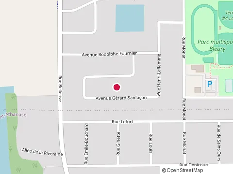 Location of Maconnerie Bergeron at 90 avenue Gerard-Sanfacon, Saint-Jean-sur-Richelieu