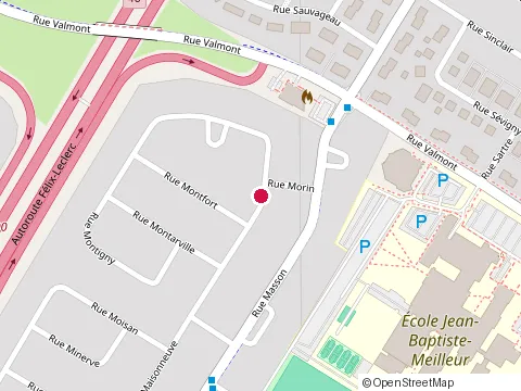 Location of Maconnerie Bertrand & Julien at 708 Rue Maisonneuve, Repentigny