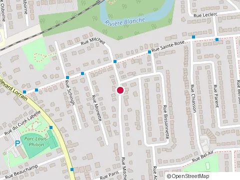 Location of Maconnerie Bjb at 36 Rue Mitchell, Gatineau